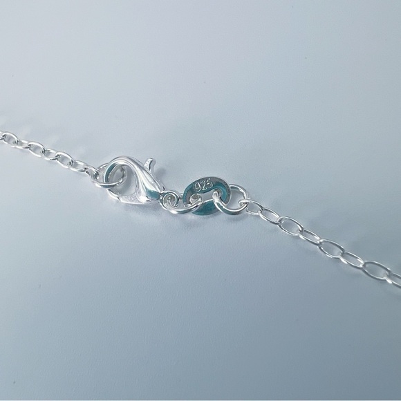 Pink Opal Pendant Necklace and Earrings Set Sterling Silver 925 - Picture 7 of 7